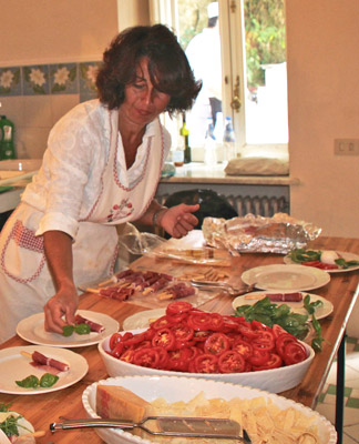 Personal chef Capri Capri Pasta