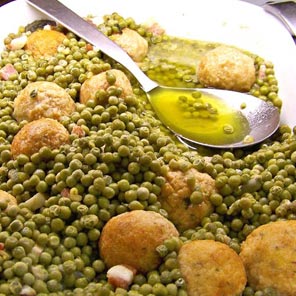 Peas and meatballs 